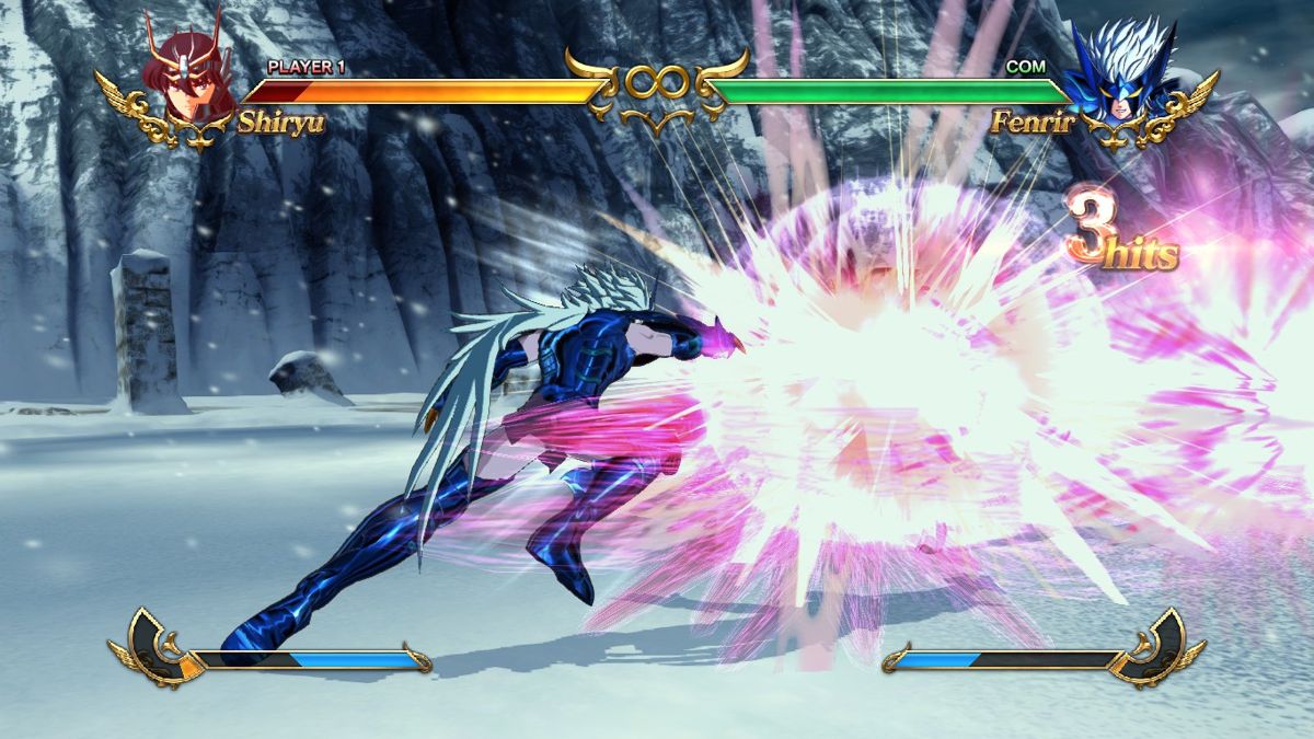 Saint Seiya: Soldiers' Soul (Windows) screenshot: Clash of power