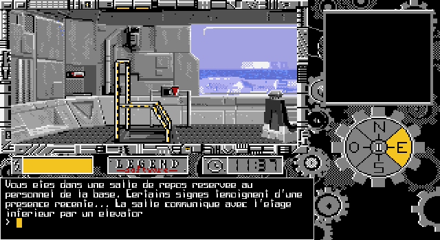 Les Portes du Temps (DOS) screenshot: First room