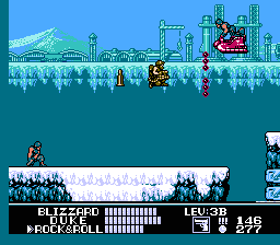 G.I. Joe: A Real American Hero (NES) screenshot: The entry mission for the second level