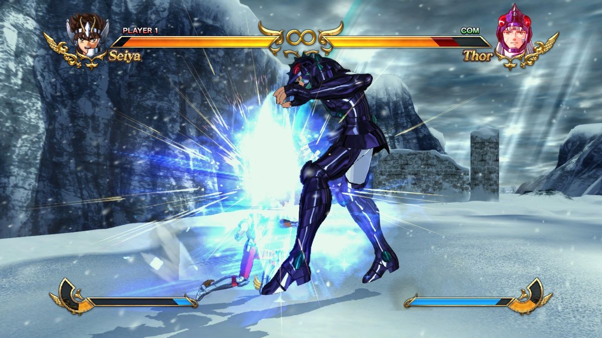 Saint Seiya: Soldiers' Soul (Windows) screenshot: Another powerful attack