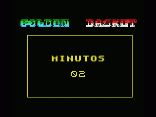 Golden Basket (MSX) screenshot: Set the match duration