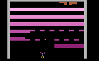 Fireball (Atari 2600) screenshot: Marching blocks