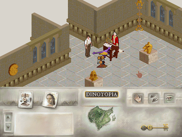 Dinotopia (DOS) screenshot: Museum