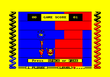 Harvey Headbanger (Amstrad CPC) screenshot: I was defeated