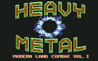 Heavy Metal (Commodore 64) screenshot: Title Screen