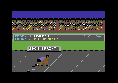 HesGames (Commodore 64) screenshot: On the blocks