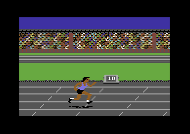 HesGames (Commodore 64) screenshot: Running