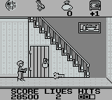 Home Alone (Game Boy) screenshot: Use the key to open door