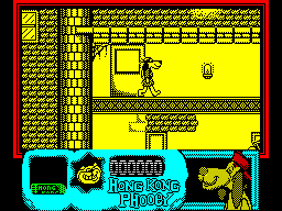 Hong Kong Phooey: No.1 Super Guy (ZX Spectrum) screenshot: Game start
