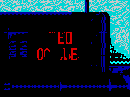The Hunt for Red October (ZX Spectrum) screenshot: Red October
