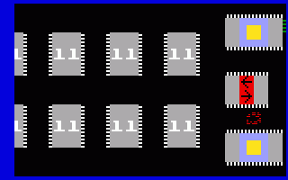 Tron: Maze-A-Tron (Intellivision) screenshot: Lot's of 11's