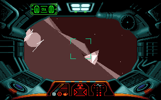 Infestation (Amiga) screenshot: It's possible to adjust display of the helmet