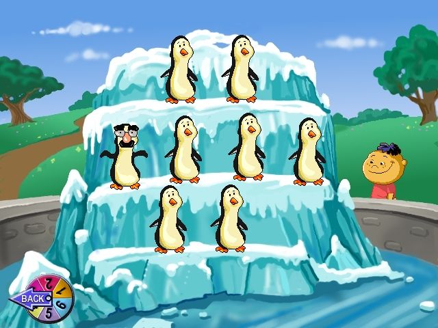 Chutes and Ladders (Windows) screenshot: Penguin Concentration - find the other Groucho!
