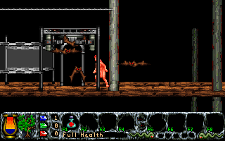 Inner Worlds (DOS) screenshot: More bats
