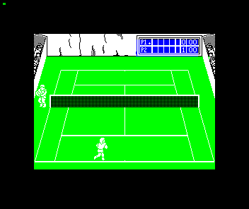International Tennis (ZX Spectrum) screenshot: Change ends