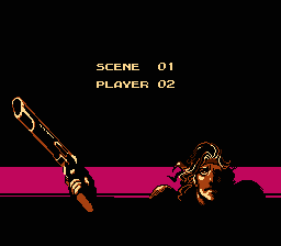 Isolated Warrior (NES) screenshot: Level card