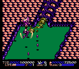 Isolated Warrior (NES) screenshot: The main boss of the first level