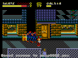 Streets of Rage 2 (SEGA Master System) screenshot: Two on One
