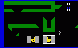 Tron: Maze-A-Tron (Intellivision) screenshot: Maze picture