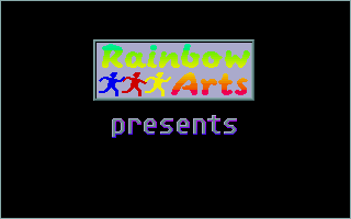 Jinks (Amiga) screenshot: Rainbow Arts logo