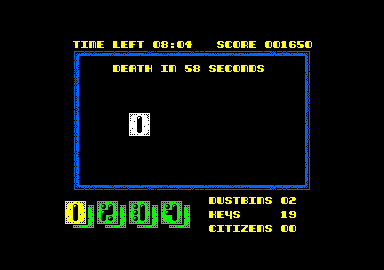 Joe Blade II (Amstrad CPC) screenshot: I need to defuse this bomb