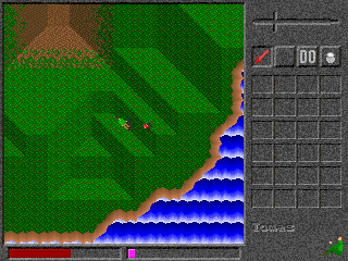 Joyous Rebel (DOS) screenshot: Fighting