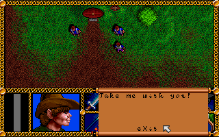 J.R.R. Tolkien's The Lord of the Rings, Vol. I (DOS) screenshot: Forming your party