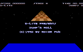 Jump 'N' Roll (Amiga) screenshot: Presentation screen