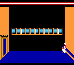 Karateka (NES) screenshot: She awaits my rescue