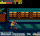 Streets of Rage 2 (Game Gear) screenshot: Skate Beat Down