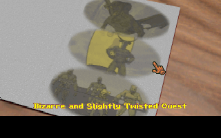 Kingdom O' Magic (DOS) screenshot: Quest selection