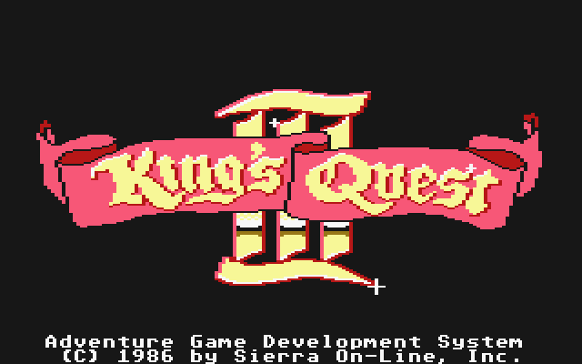 King's Quest III: To Heir is Human (Atari ST) screenshot: Title screen