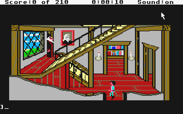 King's Quest III: To Heir is Human (Atari ST) screenshot: Starting location