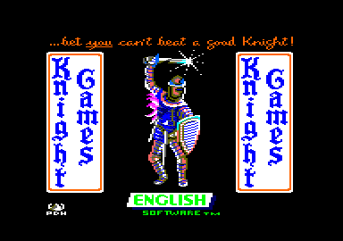 Knight Games (Amstrad CPC) screenshot: Loading screen