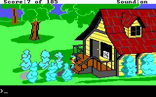 King's Quest II: Romancing the Throne (DOS) screenshot: The antique shop