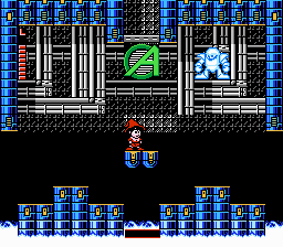 The Krion Conquest (NES) screenshot: First boss battle
