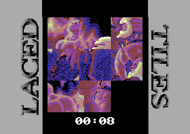 Laced Tiles (Commodore 64) screenshot: Level three