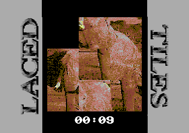 Laced Tiles (Commodore 64) screenshot: Level four