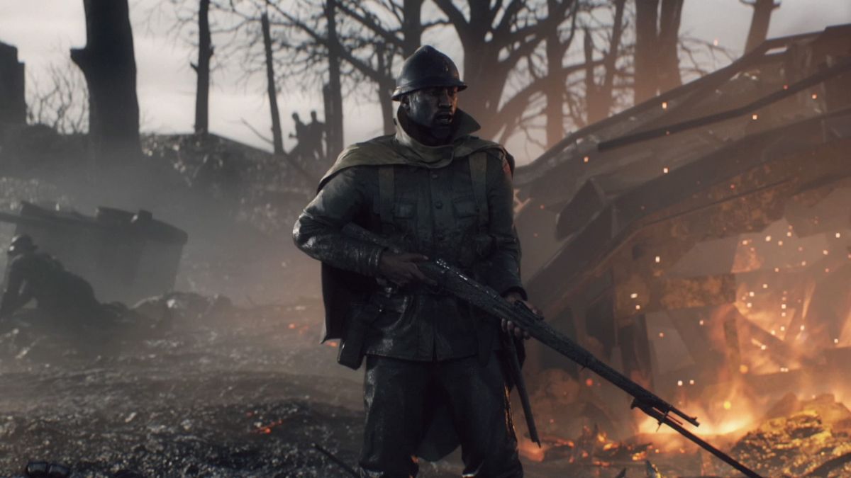 Battlefield 1 (PlayStation 4) screenshot: Prologue mission thrusts us in the trench warfare and is the only campaign mission where death is not the end