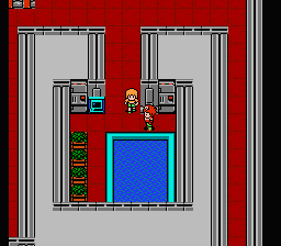 Lagrange Point (NES) screenshot: Finally at the base