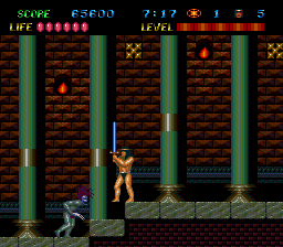 Legendary Axe II (TurboGrafx-16) screenshot: Level 3