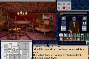 The Legacy: Realm of Terror (DOS) screenshot: How's it hanging dude?