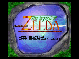 Zelda Classic (Windows) screenshot: Title screen