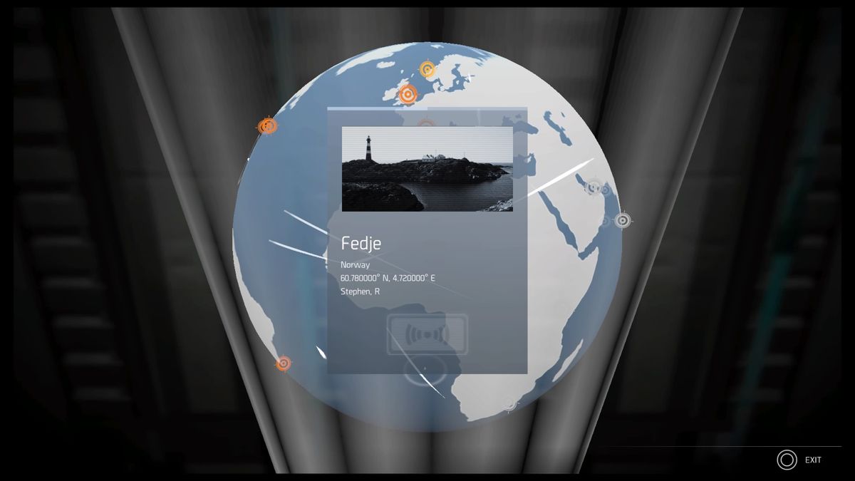République (PlayStation 4) screenshot: Episode 3 - Selecting a Prizmak to spy on