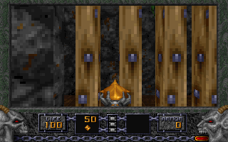 Magic & Mayhem for Heretic (DOS) screenshot: Starting Apocalyp