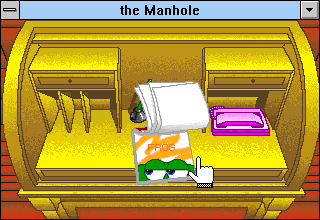 The Manhole: New and Enhanced (Windows 3.x) screenshot: Desk