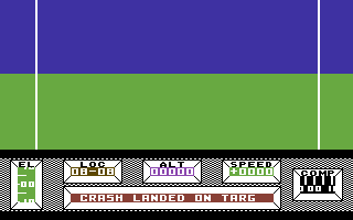 Mercenary (Commodore 64) screenshot: Crash-landed on Targ