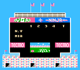 Tecmo Bowl (NES) screenshot: Starting