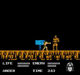 Werewolf: The Last Warrior (NES) screenshot: I am a mere human being...