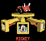 Mickey's Speedway USA (Game Boy Color) screenshot: Pick your character